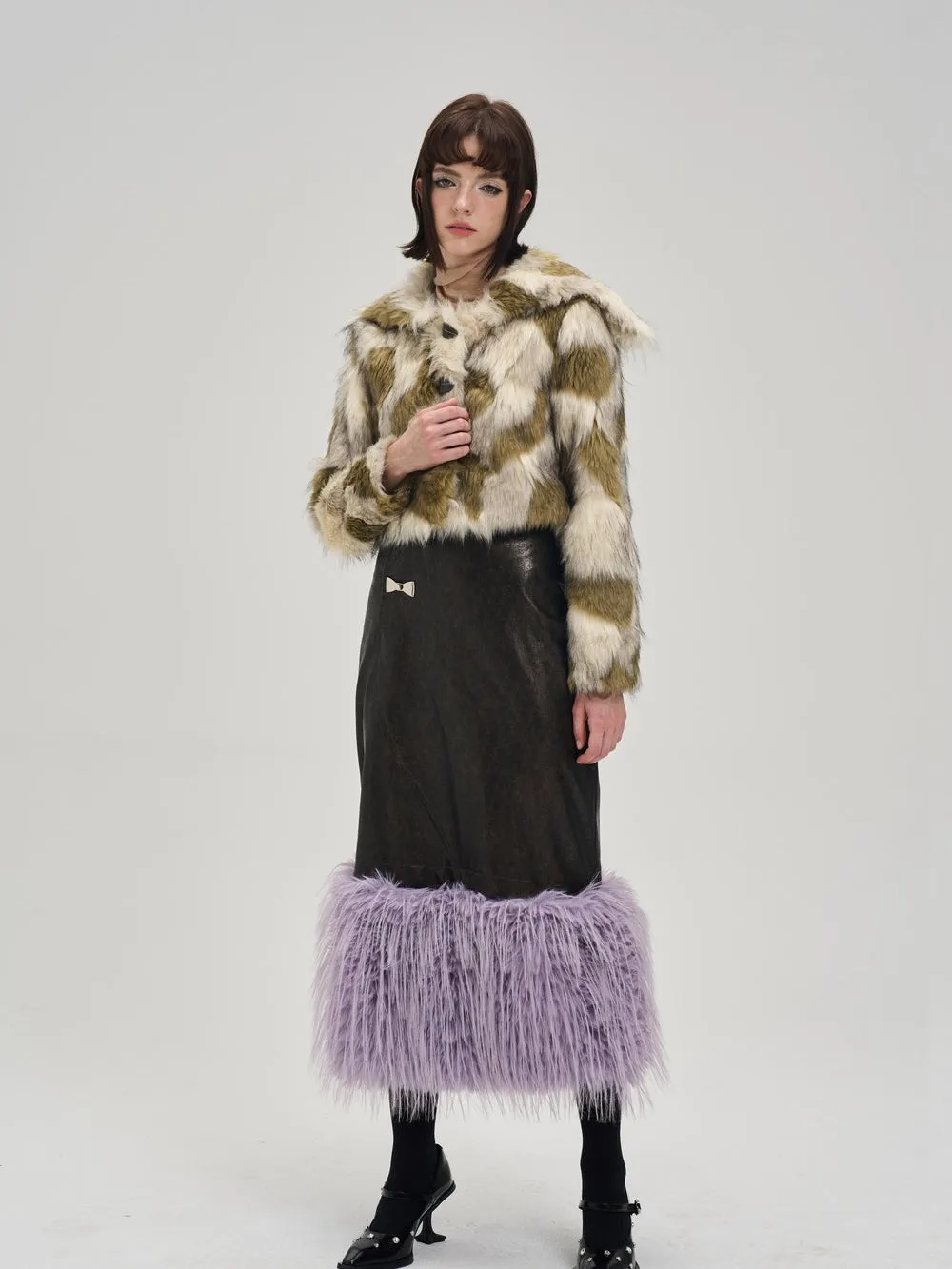 Fluffily Fur Elegant Volume Jacket