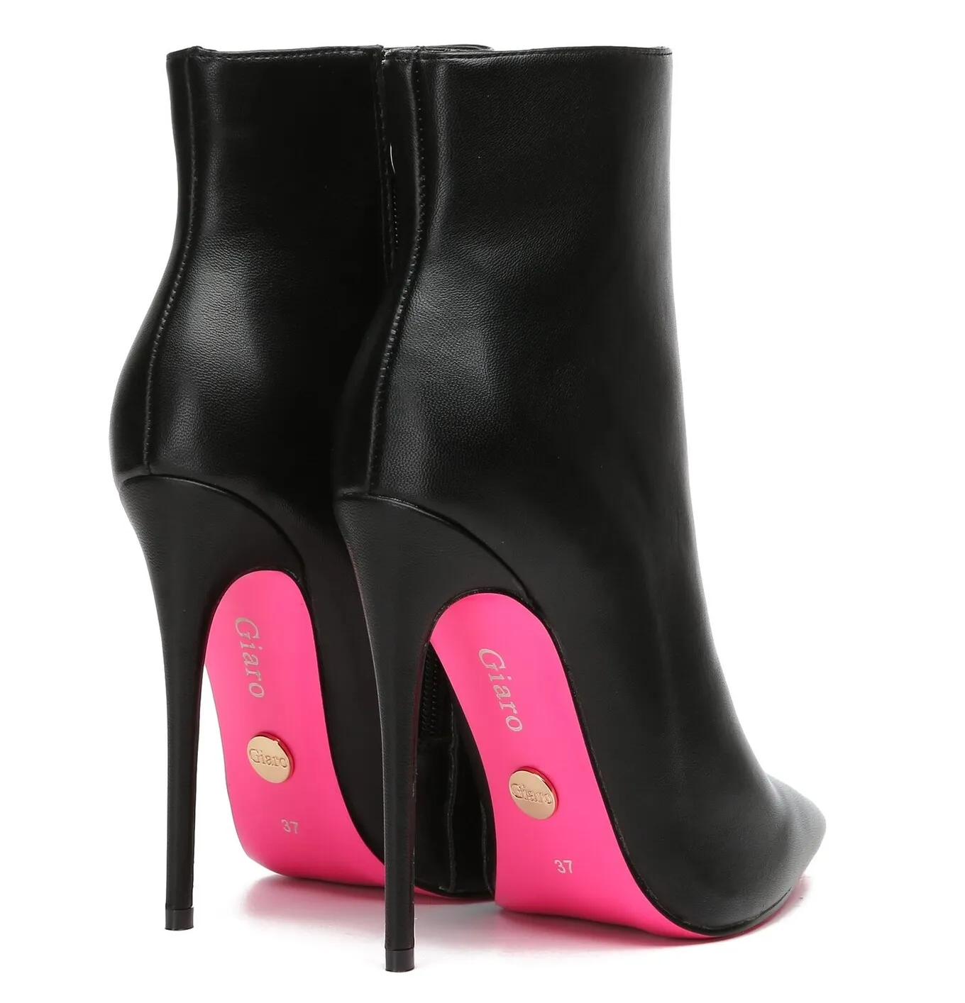 Giaro TALIA BLACK MATTE ANKLE BOOTS