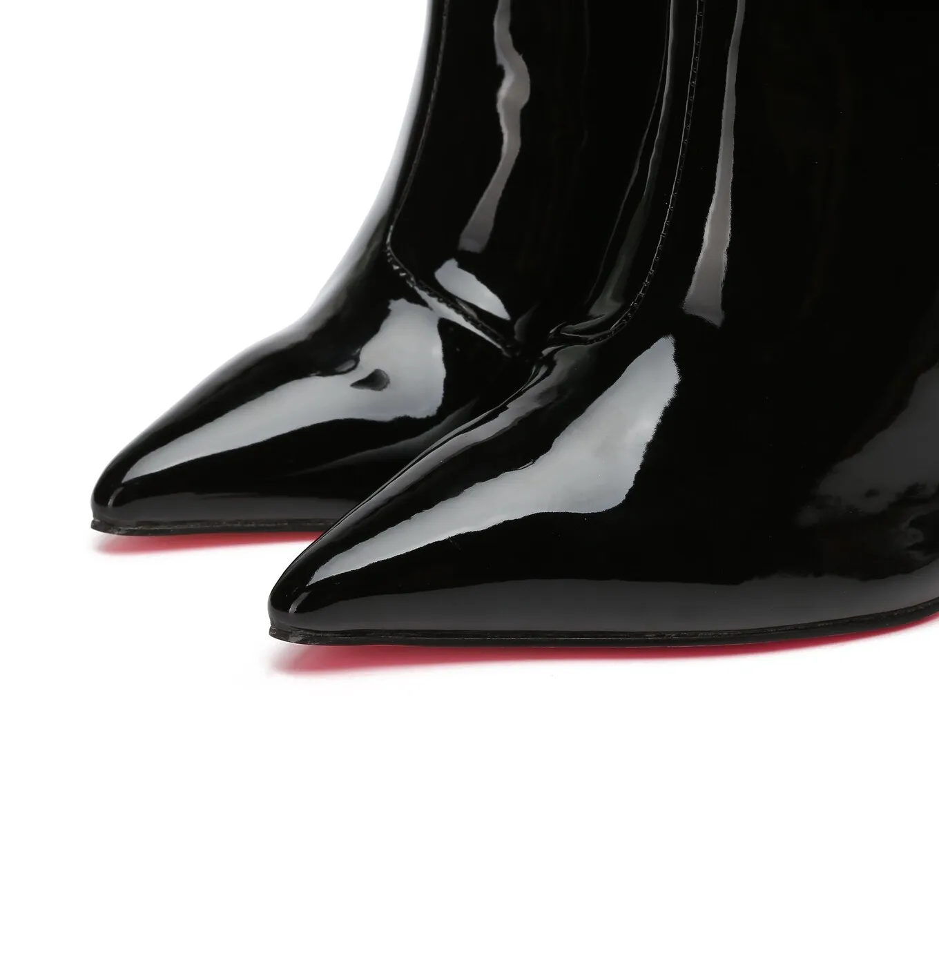 Giaro TALIA BLACK SHINY ANKLE BOOTS