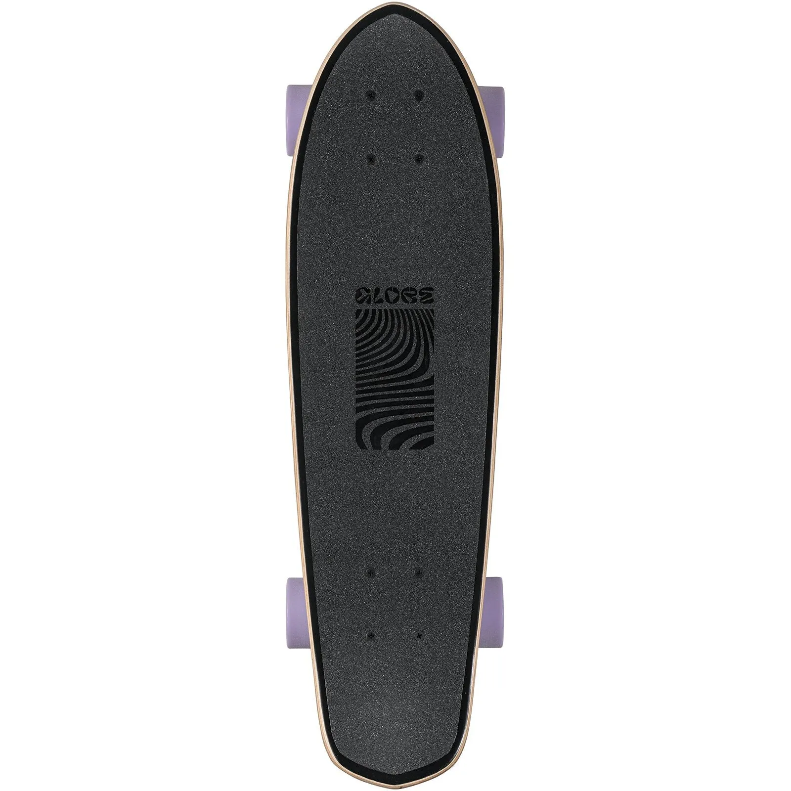 Globe Blazer Cruiser Skateboard - Black / Purple - 26