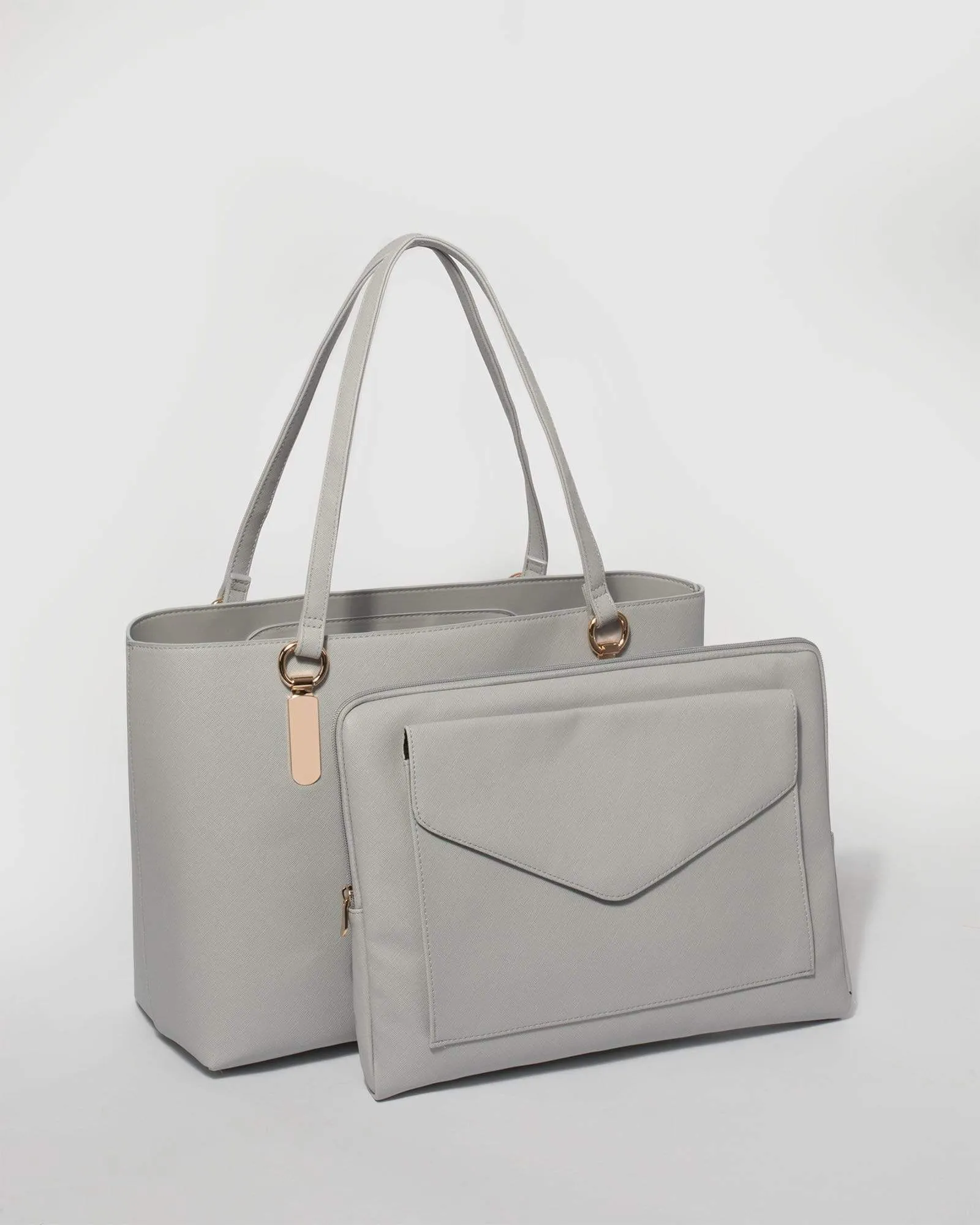 Grey Angelina Tech Tote Bag