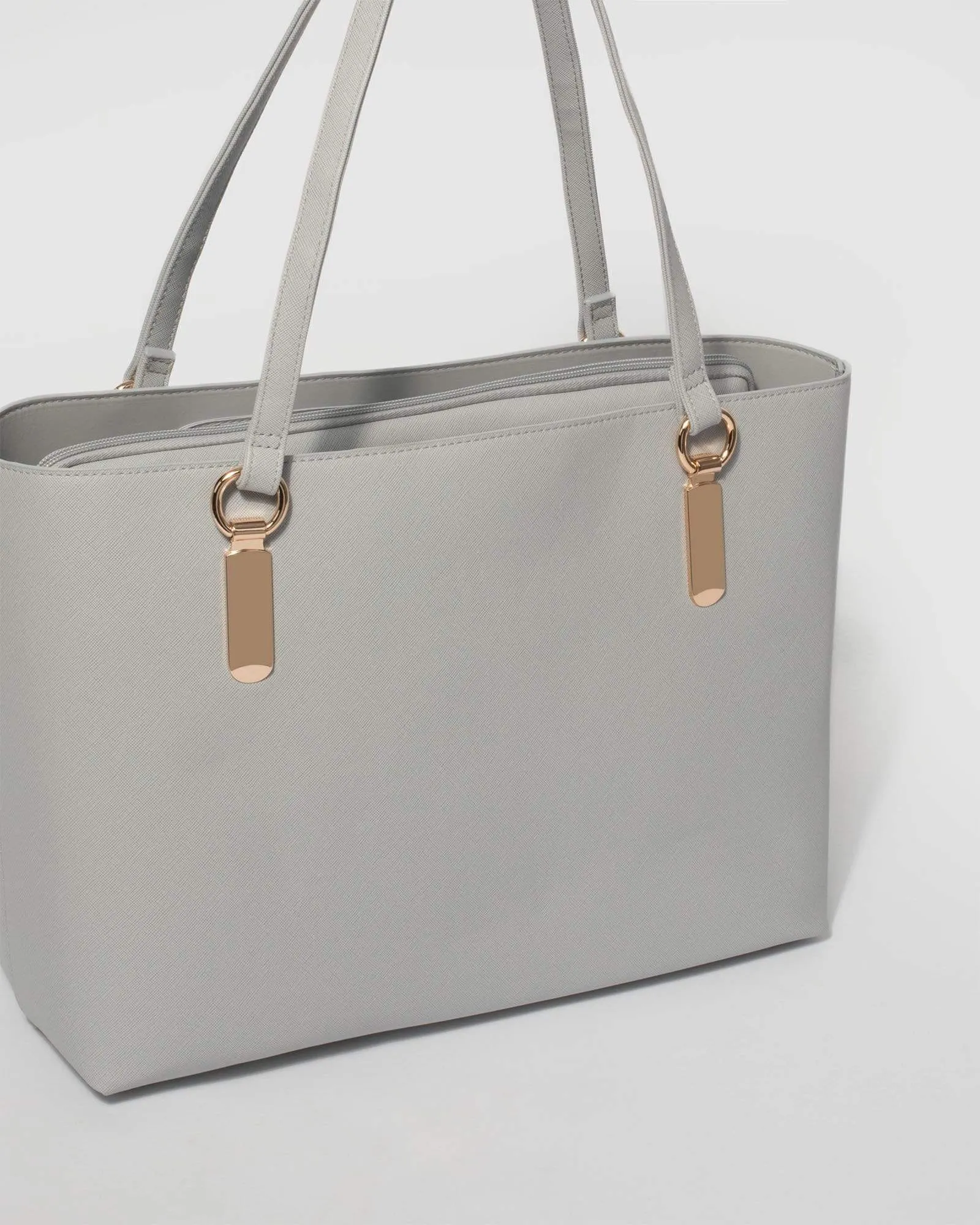 Grey Angelina Tech Tote Bag