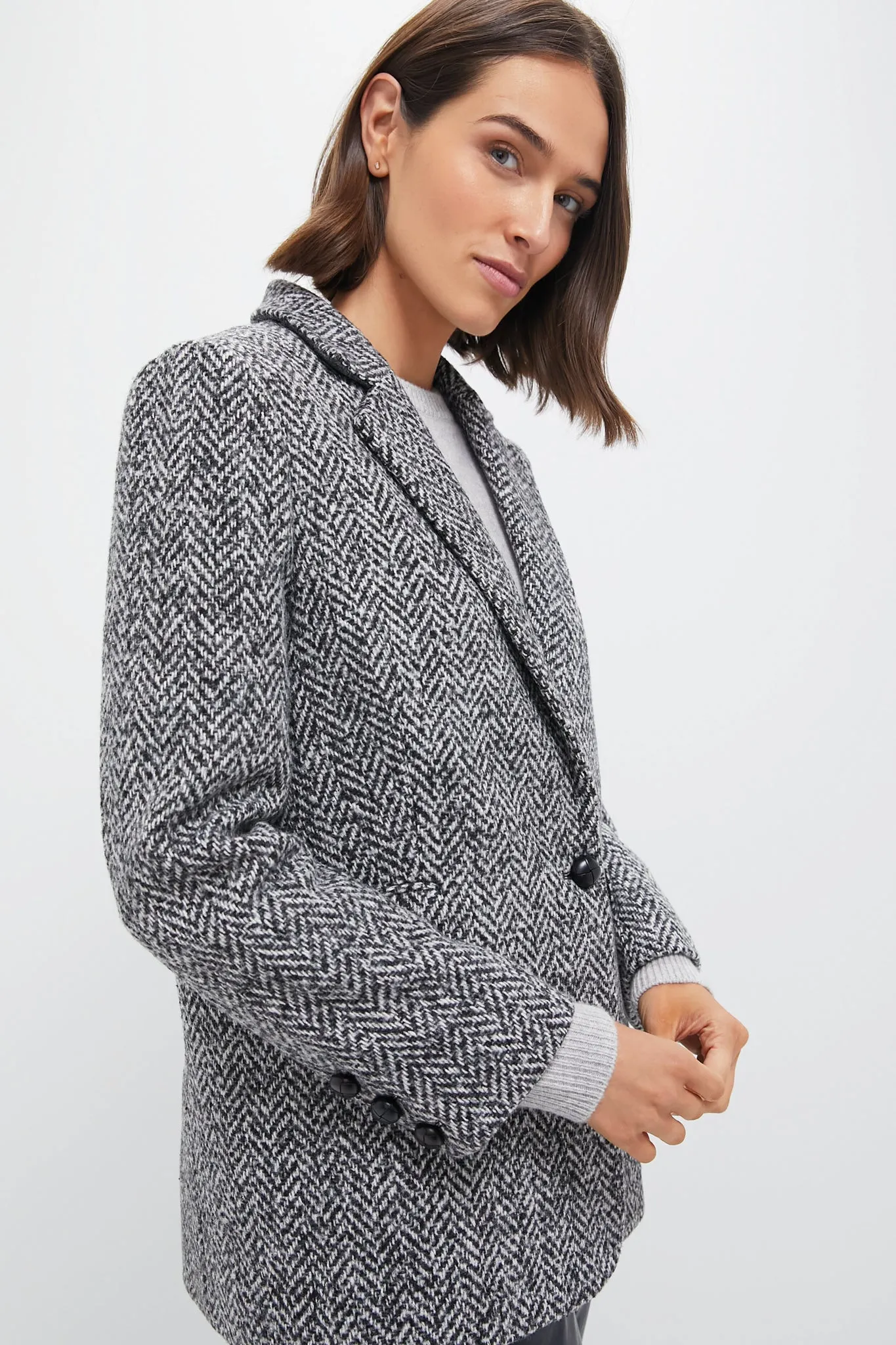 Grey Tweed Julianna Blazer