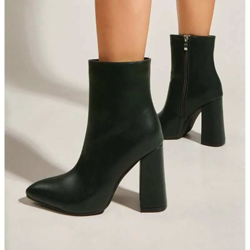 High-heeled Martin Boots