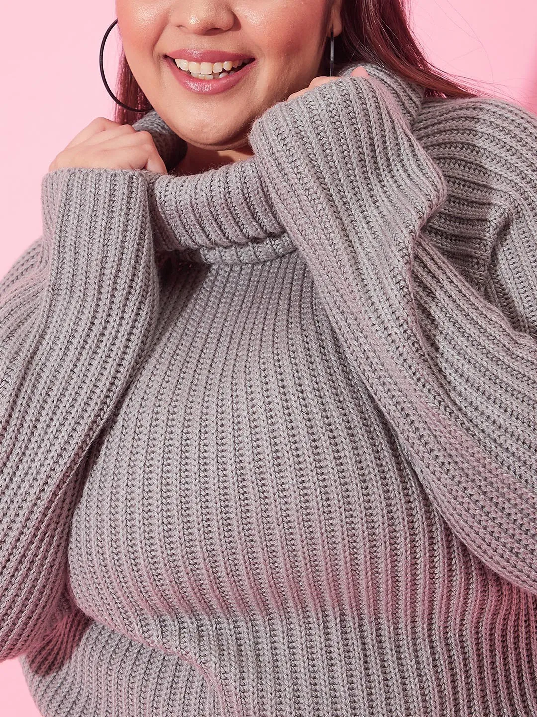 High Neck Sweater