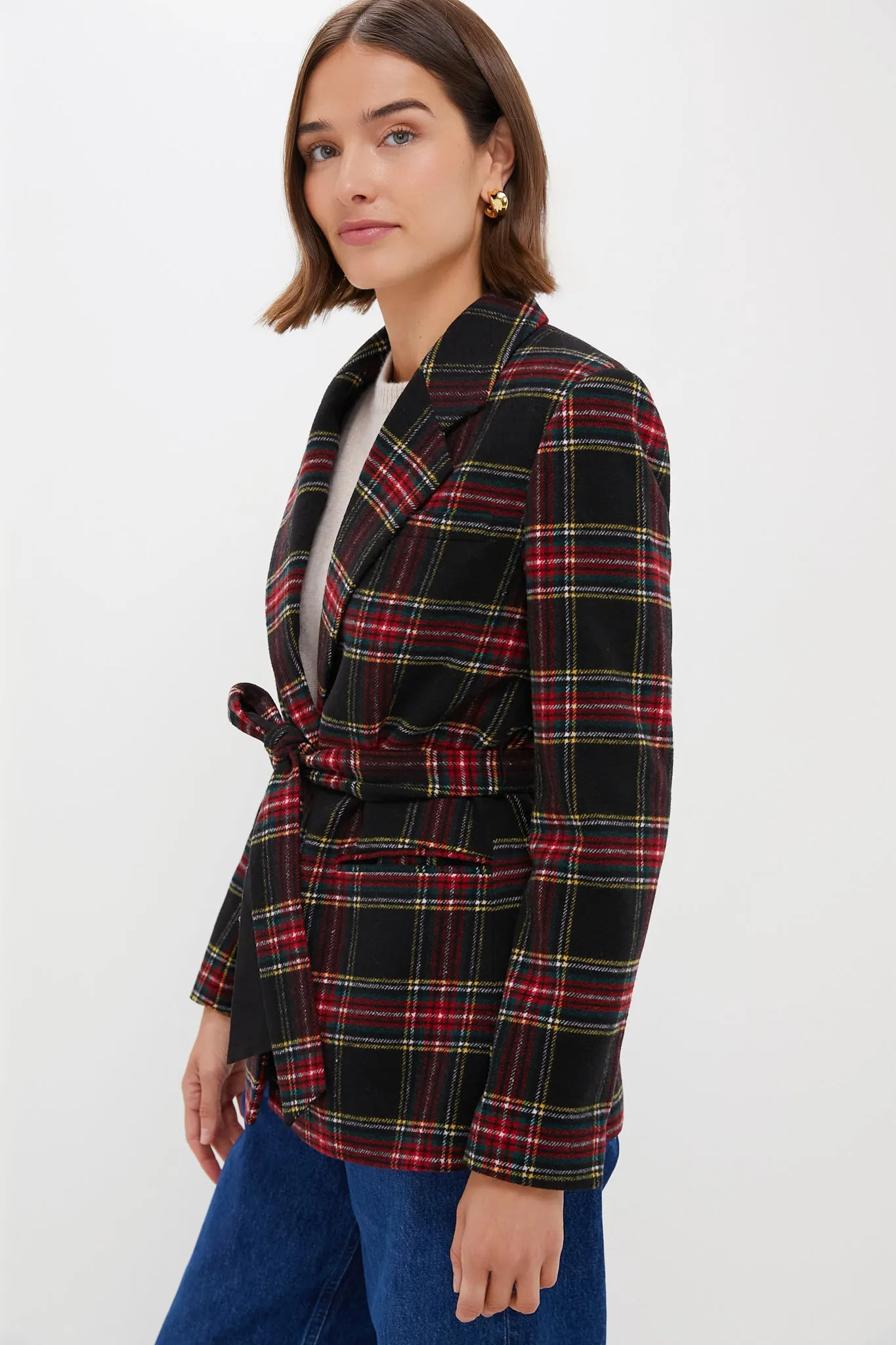 Holiday Tartan Shea Blazer