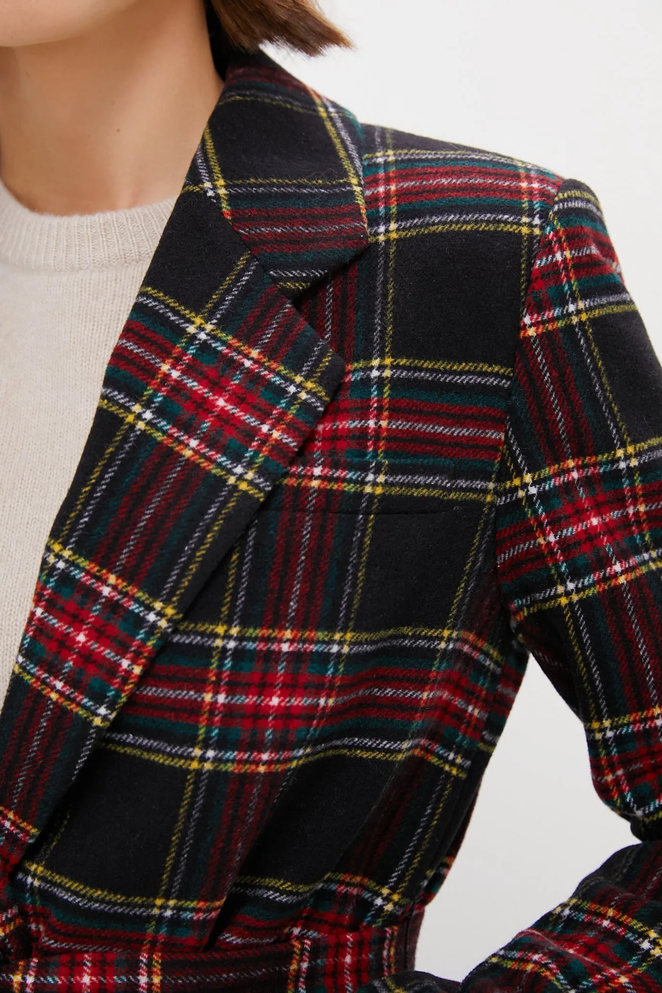 Holiday Tartan Shea Blazer