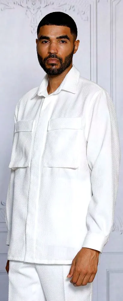 INSOMNIA ROBERTO 2PC White Lounge Suit