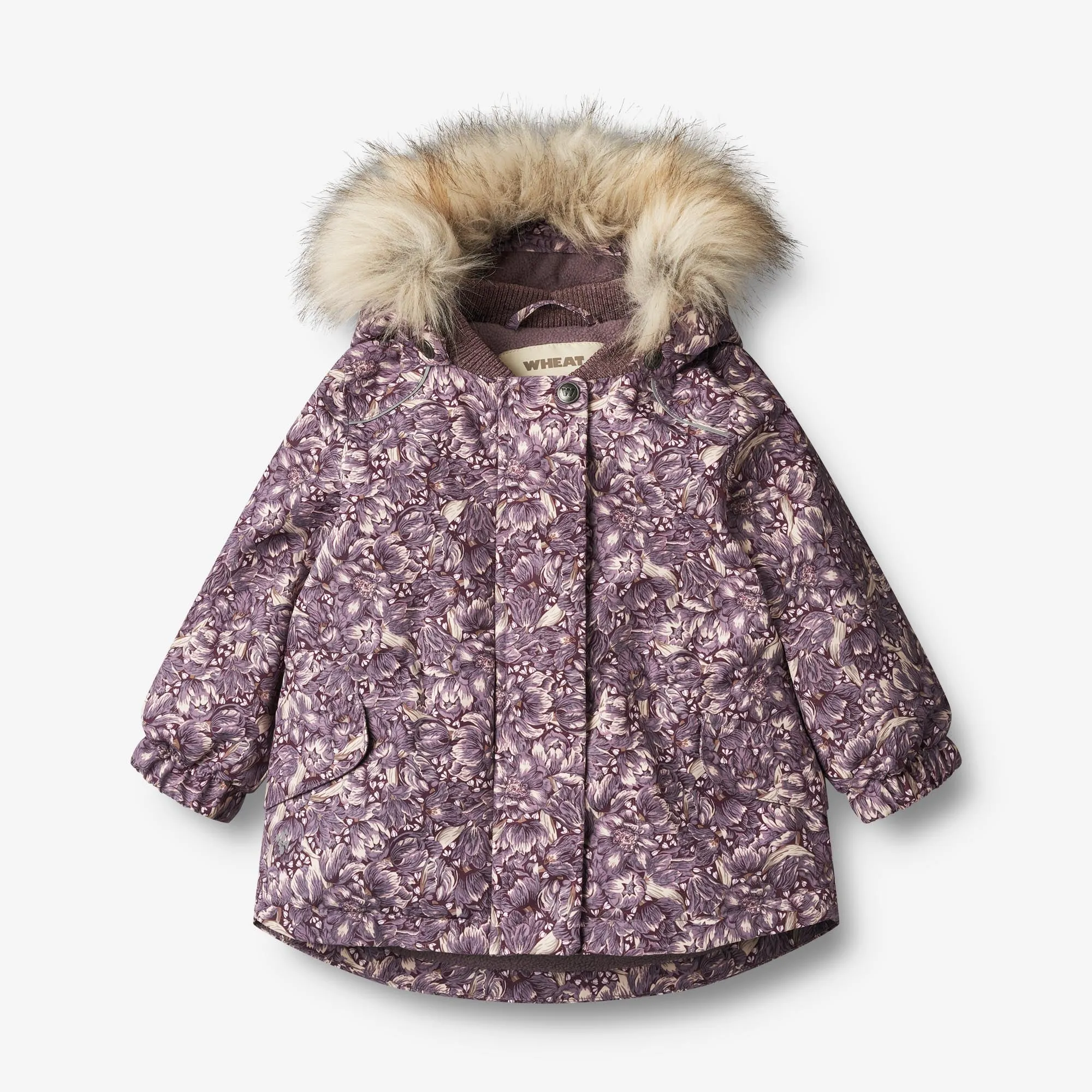 Jacket Mathilde Tech | Baby - purple tulips