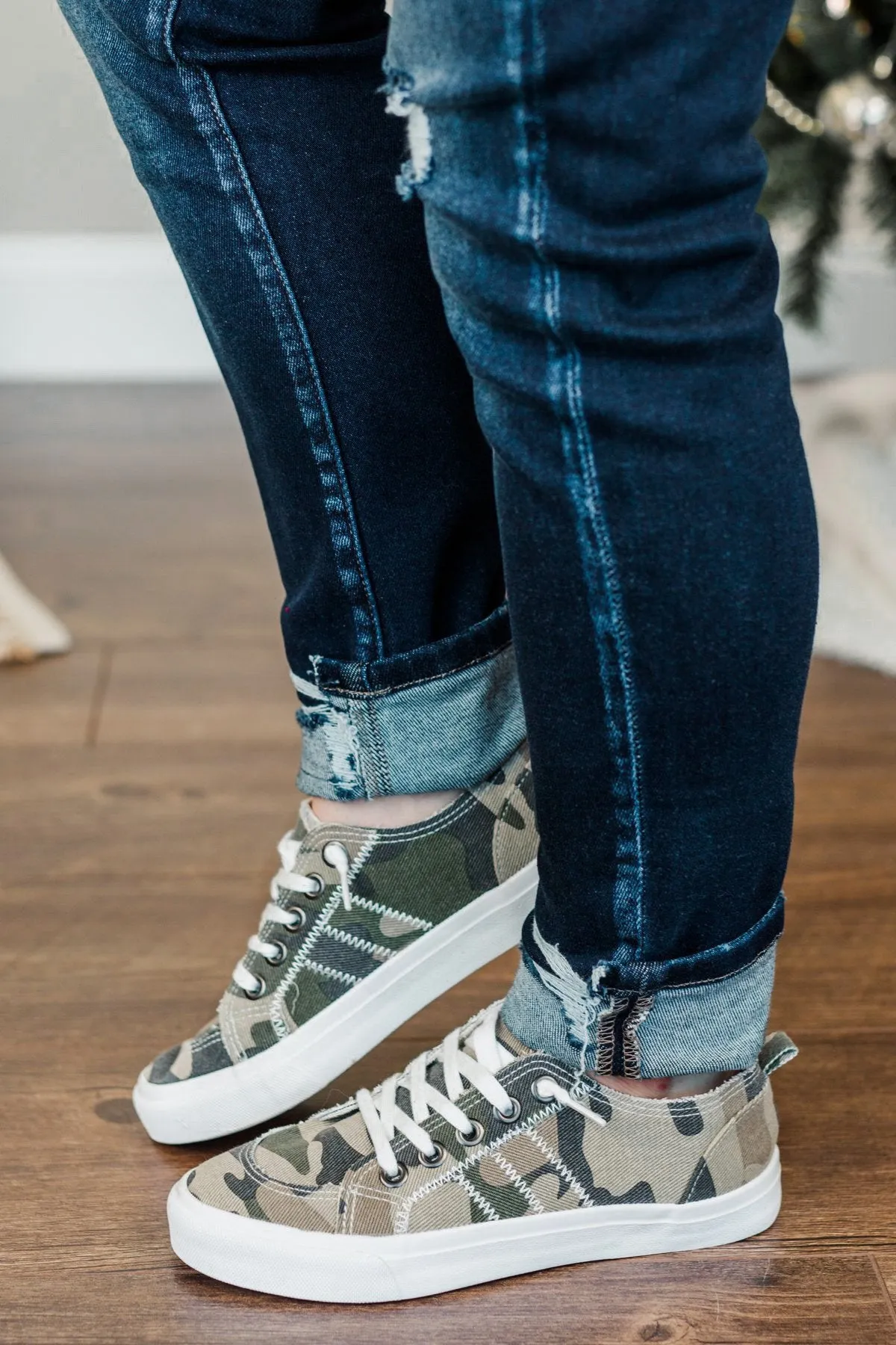 JellyPop Kory Sneakers- Camo