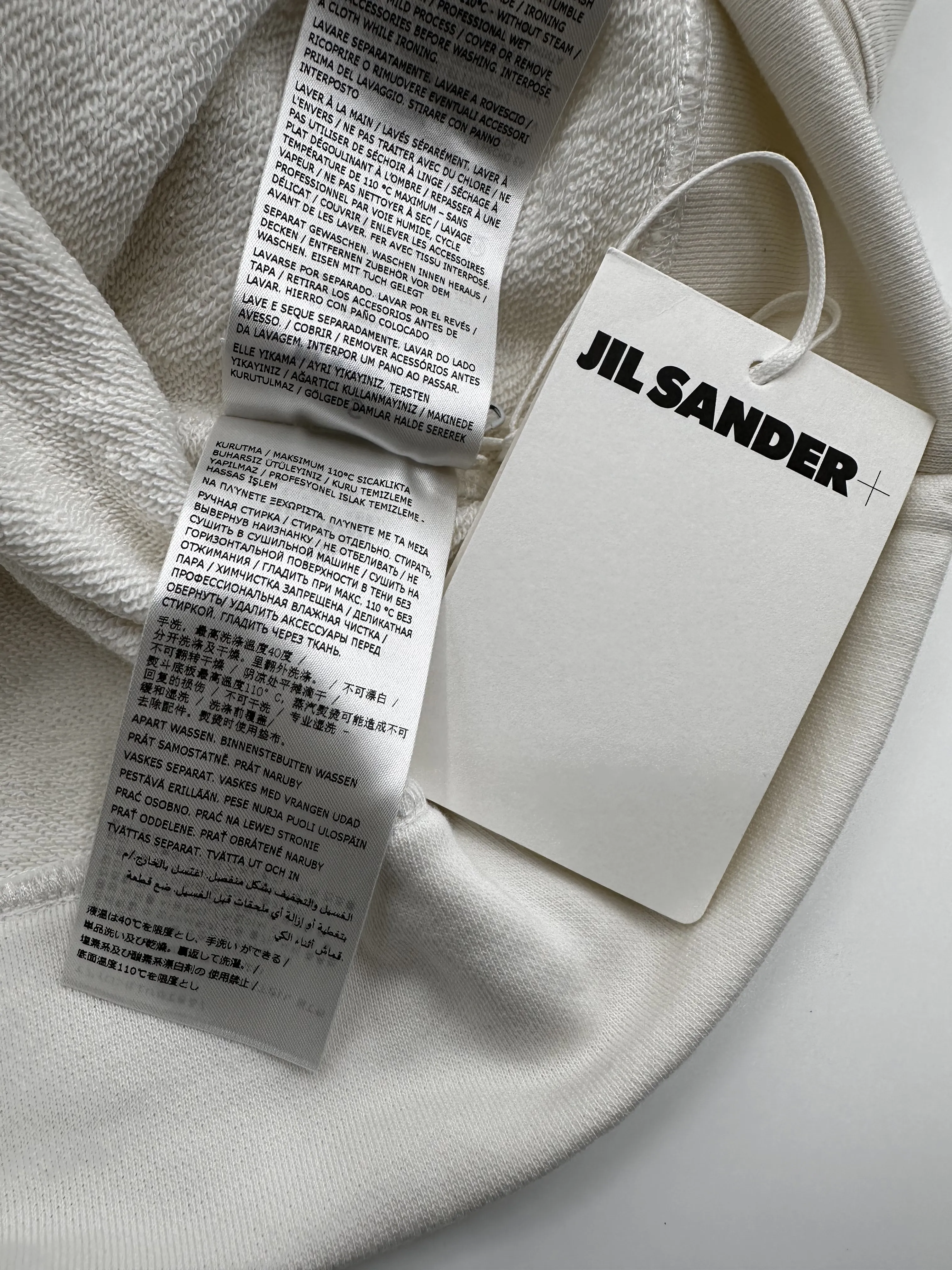 Jil Sander  |Plain Cotton Logo Designers Hoodies