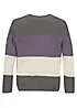 KangaROOS Block Stripe Knitted Jumper