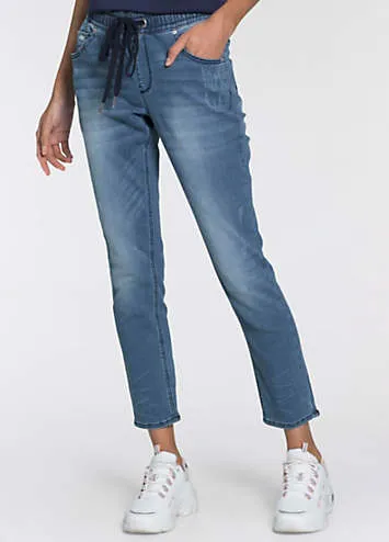 KangaROOS Cropped Elasticated Jeans | Grattan