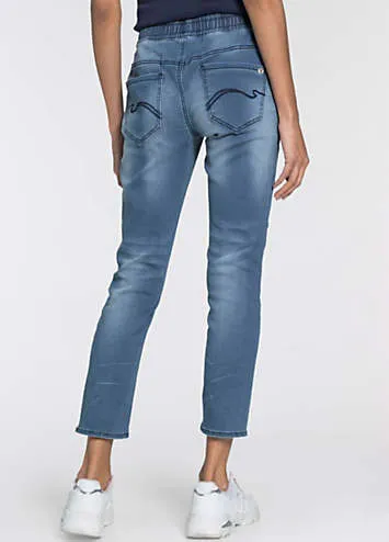 KangaROOS Cropped Elasticated Jeans | Grattan