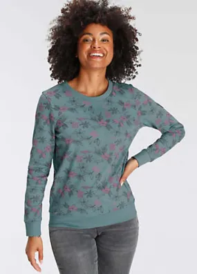 KangaROOS Floral Print Sweatshirt | Grattan