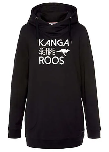 KangaROOS Logo Print Hoodie | Grattan