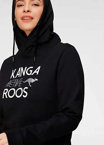 KangaROOS Logo Print Hoodie | Grattan