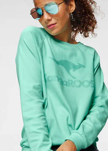 KangaROOS Logo Print Sweatshirt | Grattan