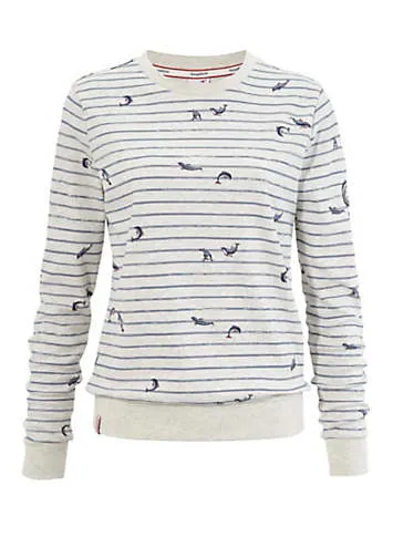 KangaROOS Maritime Print Sweatshirt | Grattan