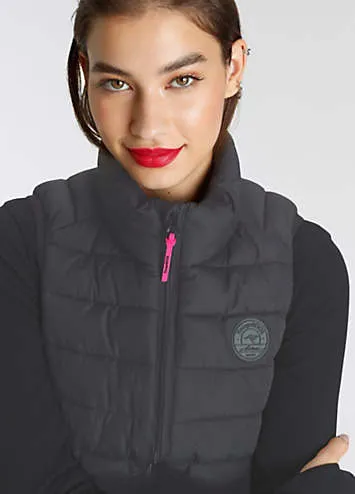 KangaROOS Quilted Zip Gilet | Grattan