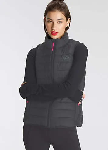 KangaROOS Quilted Zip Gilet | Grattan