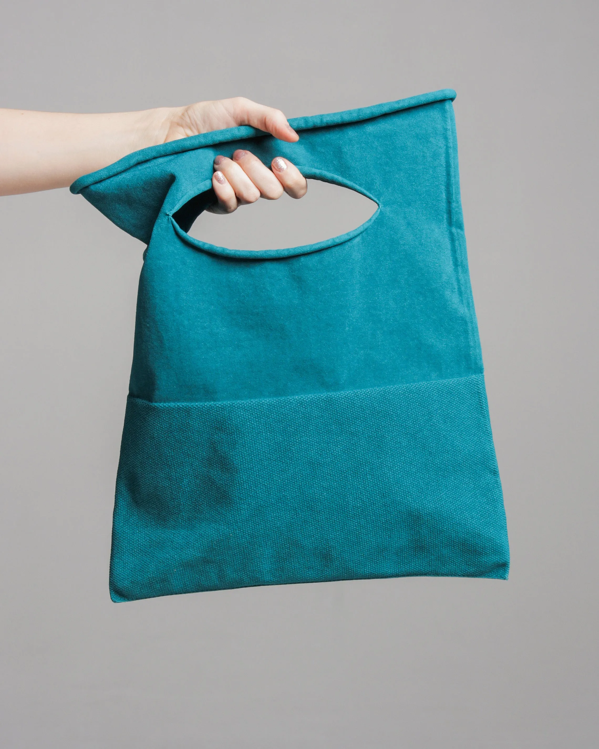 Konbu Mini Tote Bag Teal