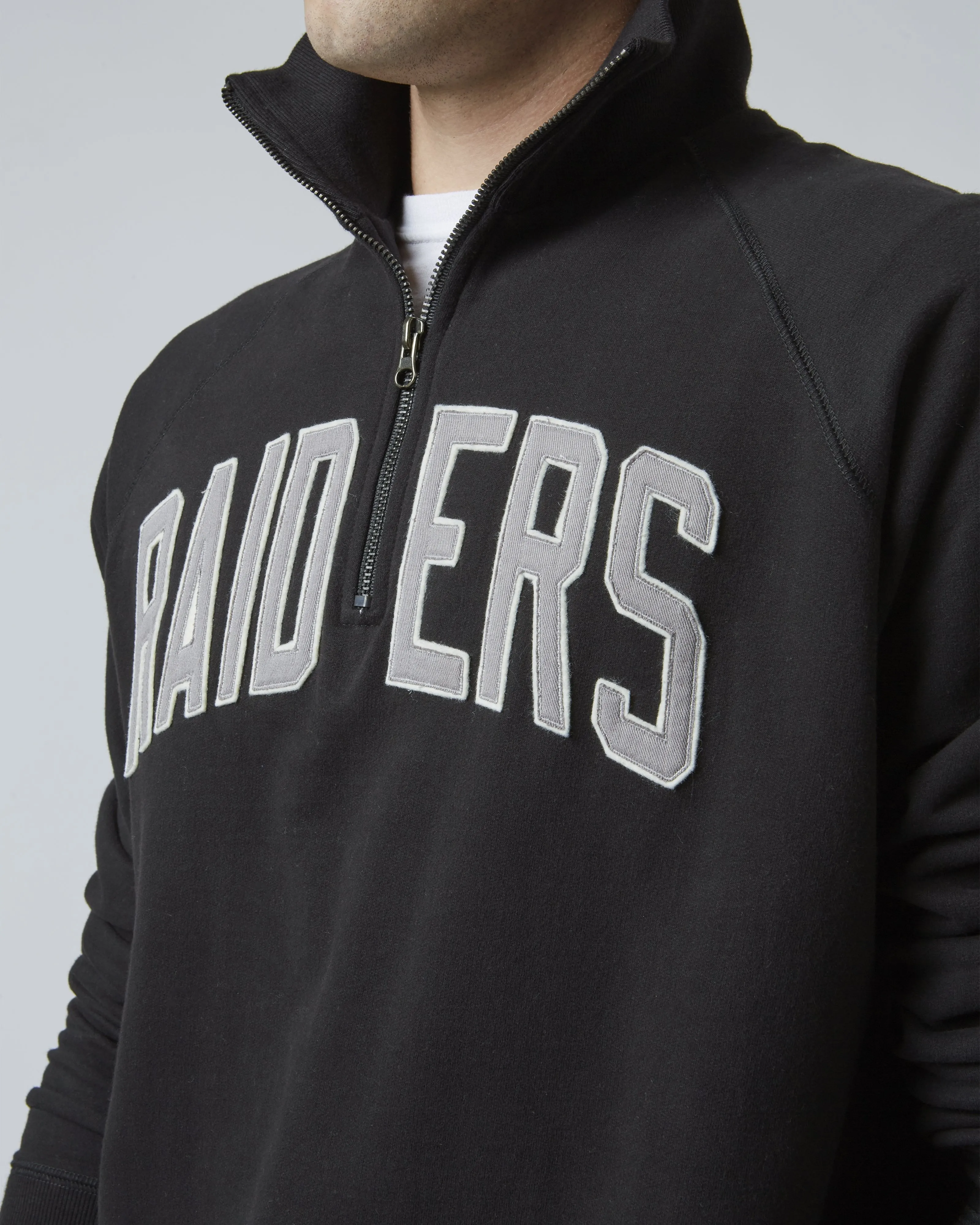 LAS VEGAS RAIDERS BANKS '47 HARRIS SCRIMMAGE 1/4 ZIP