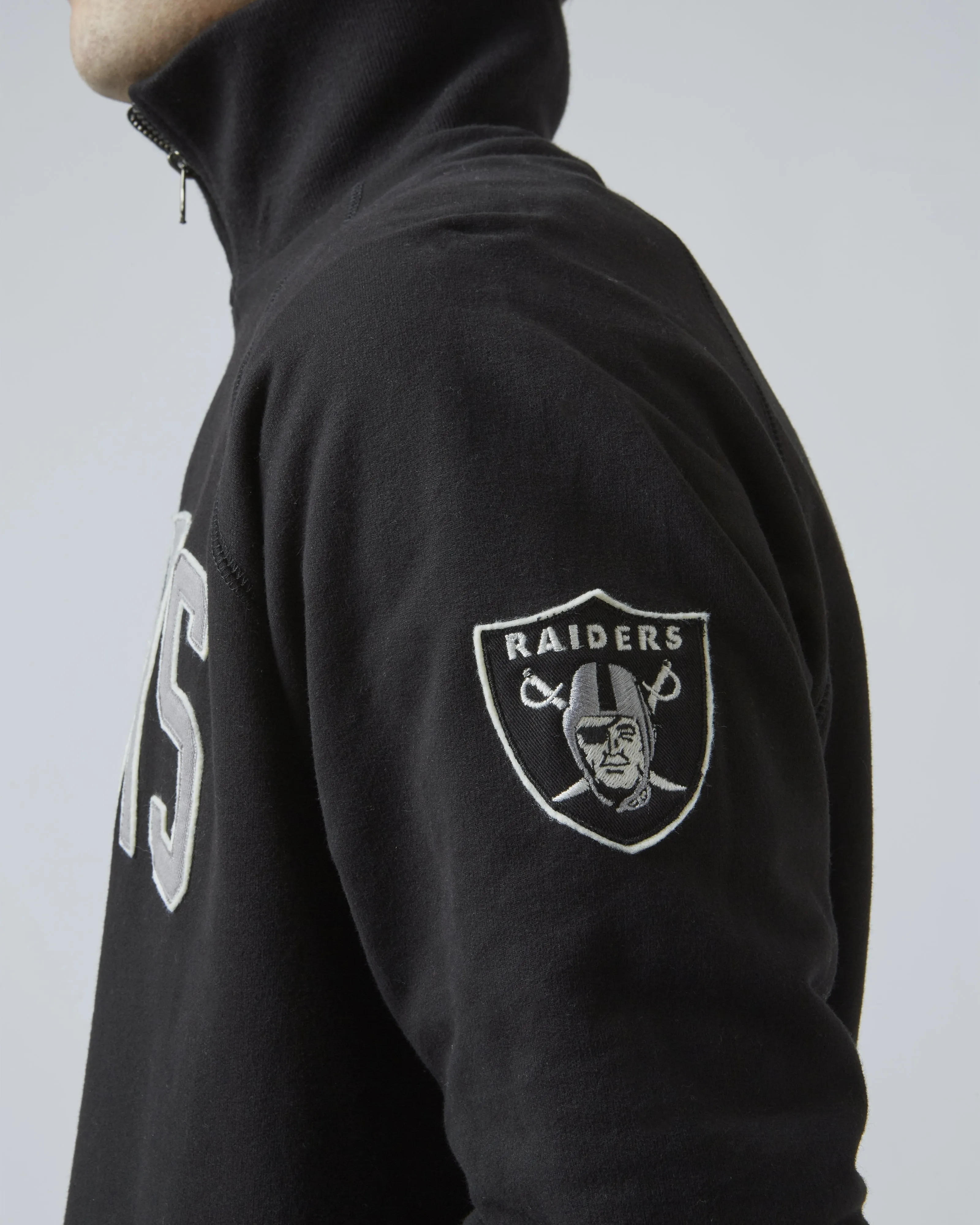 LAS VEGAS RAIDERS BANKS '47 HARRIS SCRIMMAGE 1/4 ZIP