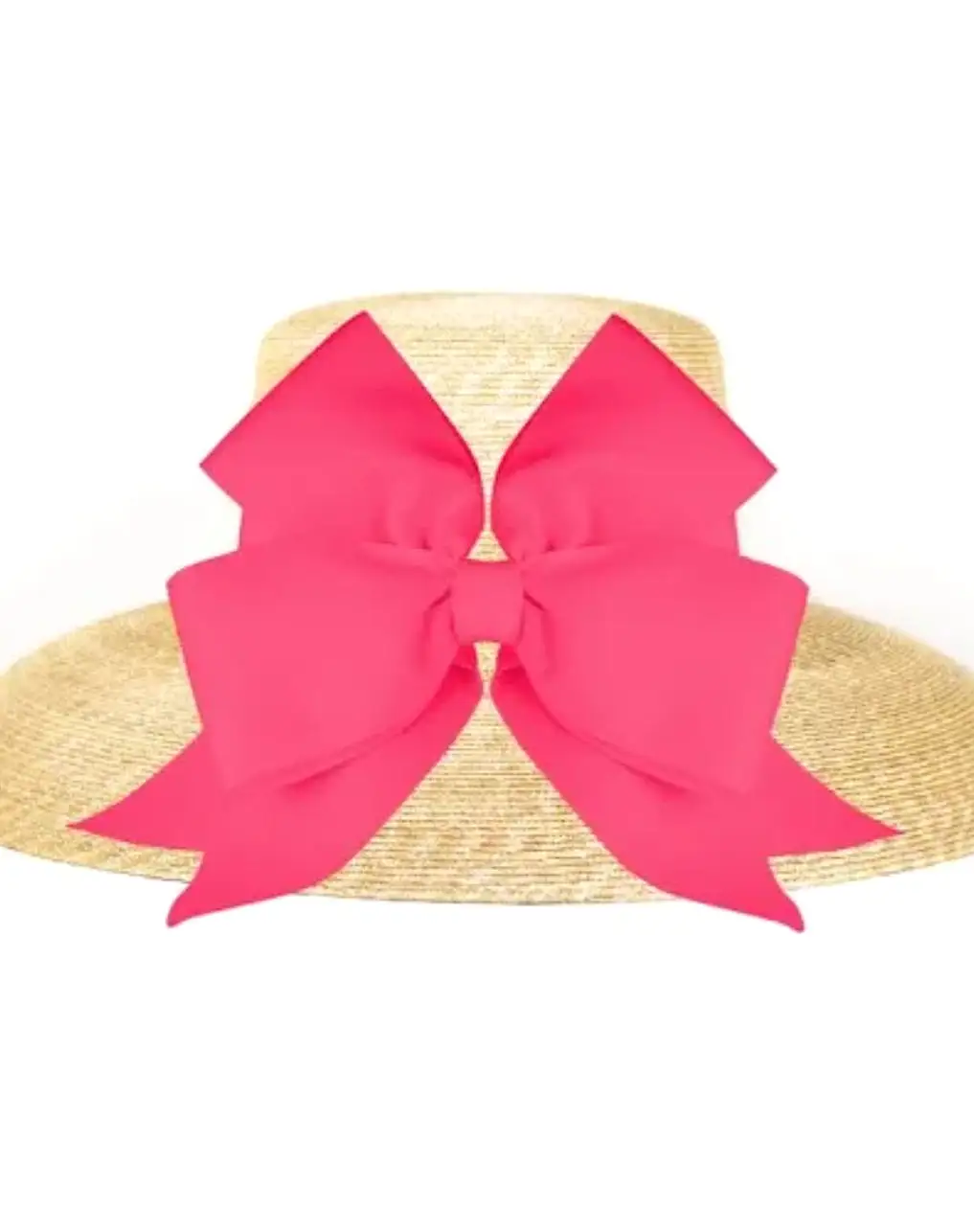 Lauren Hat Fluffy Bow - (black or hot pink)