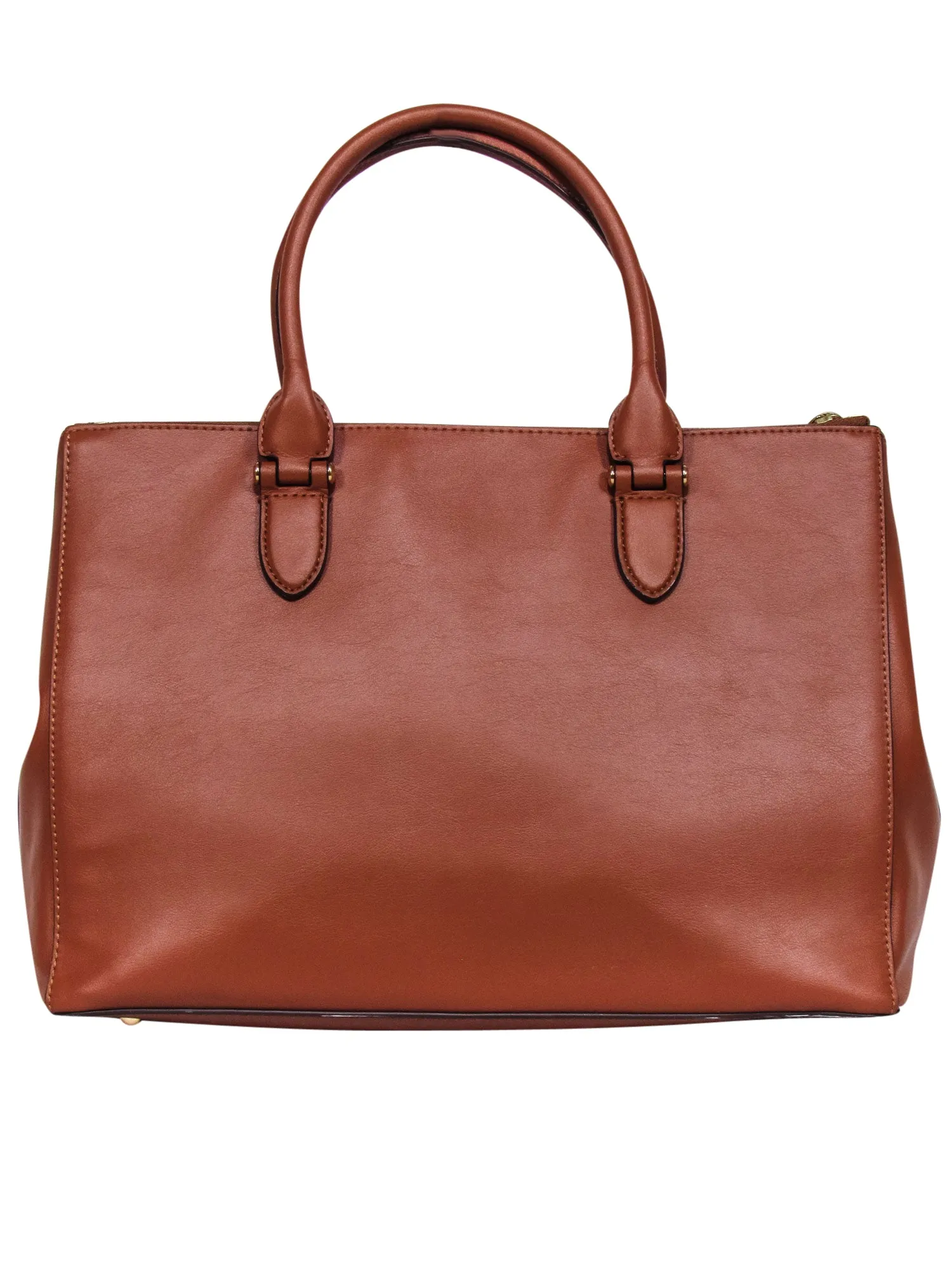 Lauren Ralph Lauren - Tan Leather Large Tote Bag