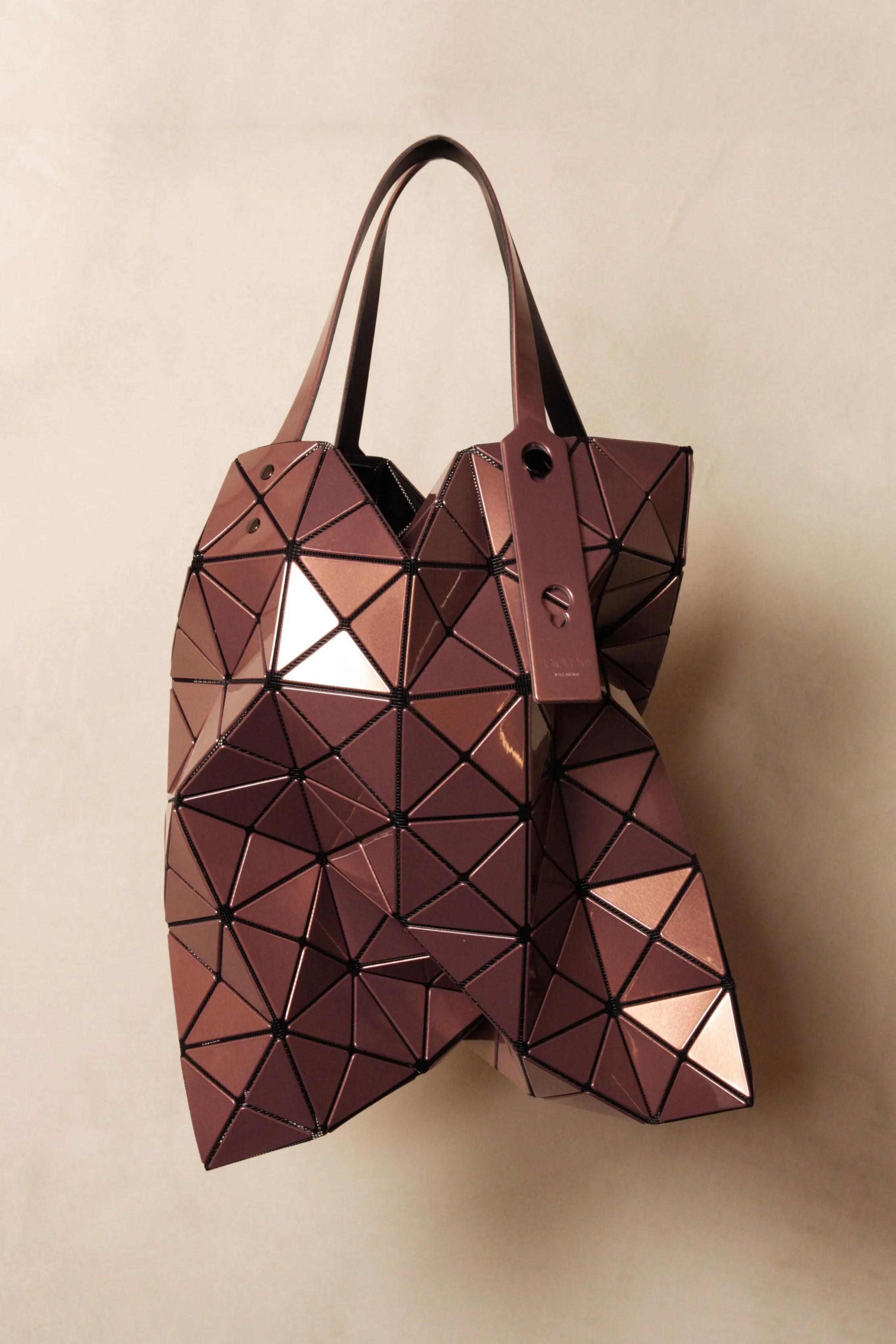 Lucent Metallic Rose Gold Tote Bag