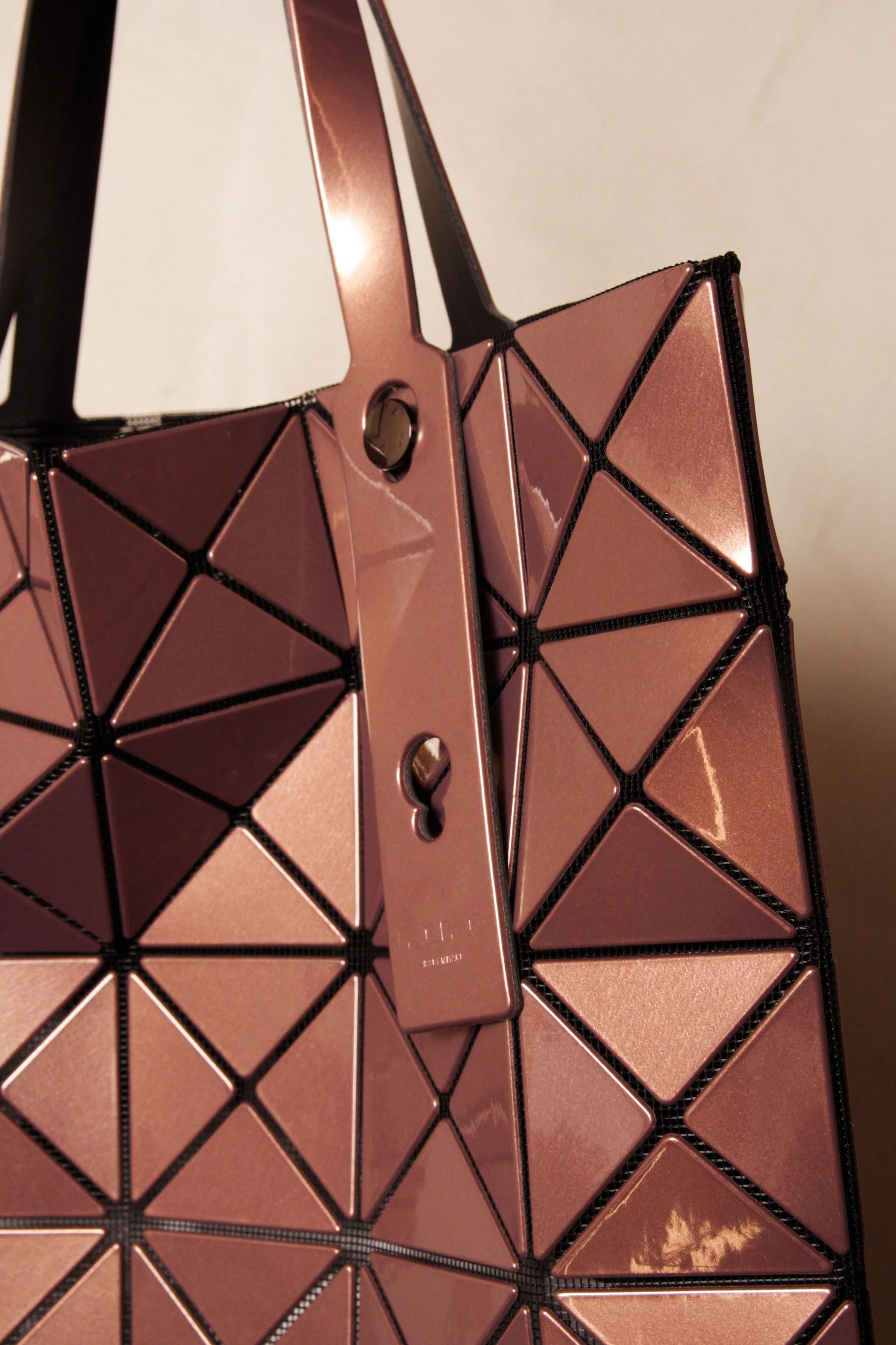 Lucent Metallic Rose Gold Tote Bag