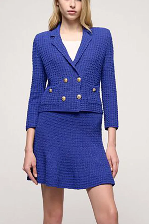 Luisa Spagnoli CLAREN BLUETTE WOVEN JACKET