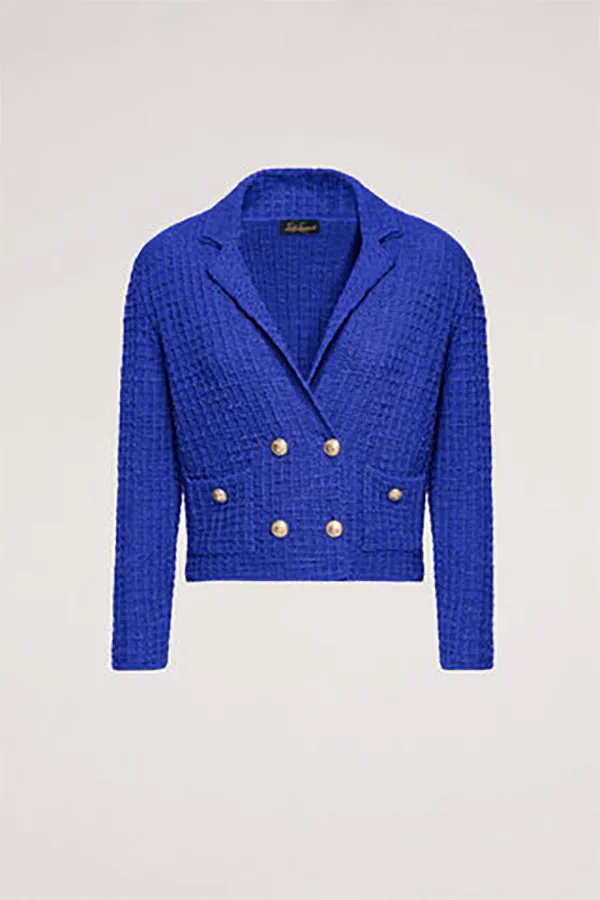 Luisa Spagnoli CLAREN BLUETTE WOVEN JACKET