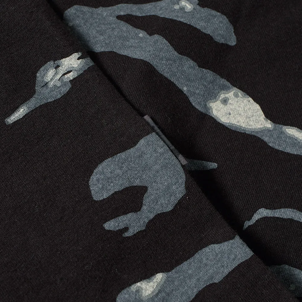 Maharishi Camo Slouch TeeZebra Noir