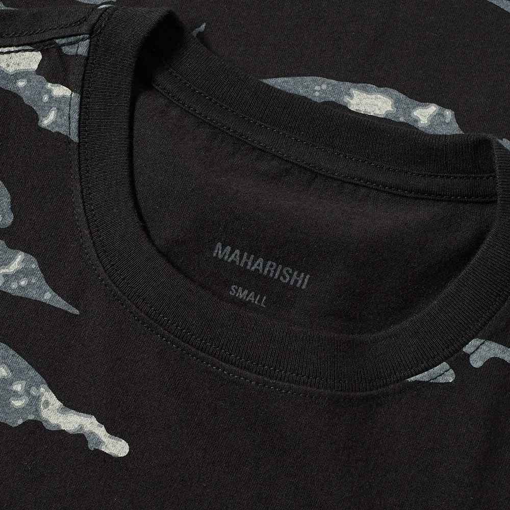 Maharishi Camo Slouch TeeZebra Noir