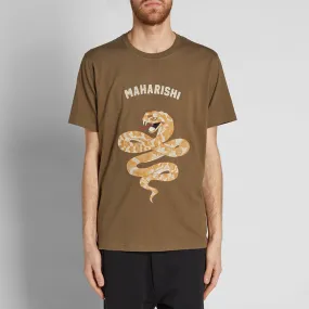 Maharishi Embroidered Adder TeeMaha Olive