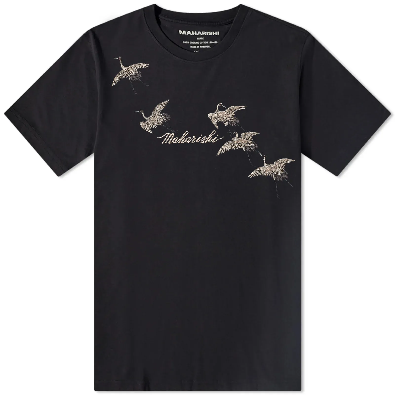 Maharishi Flying Peace Cranes T-ShirtBlack