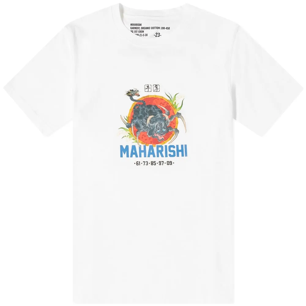 Maharishi Year Of The Spider Ox T-ShirtWhite