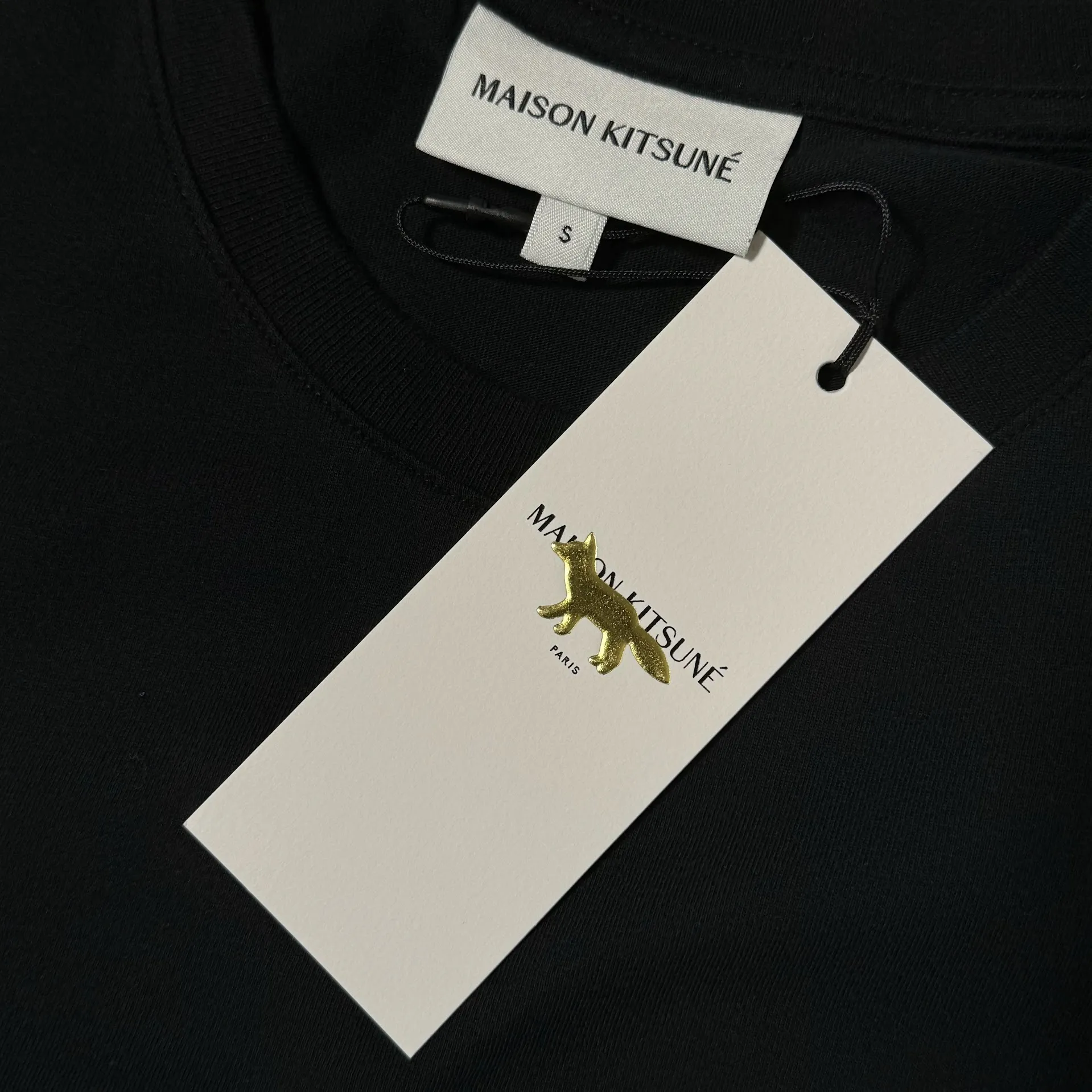 MAISON KITSUNE  |Crew Neck Unisex Short Sleeves Logo Designers