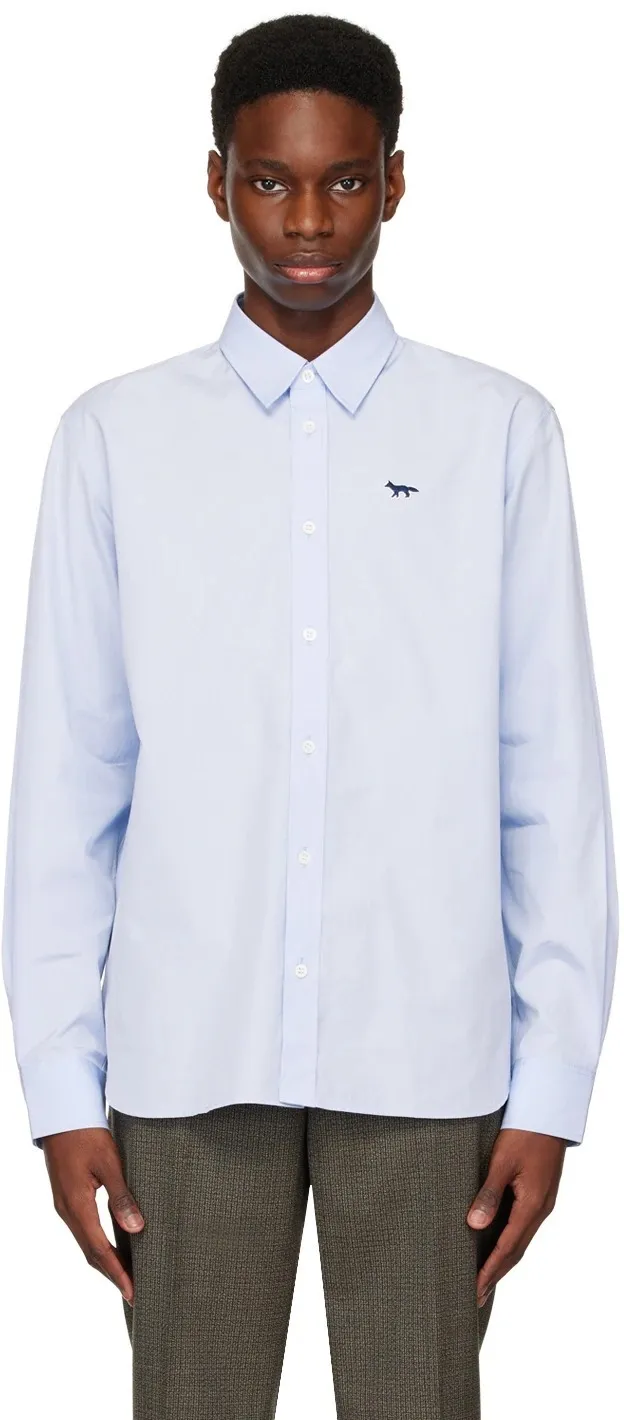 MAISON KITSUNE  |Long Sleeves Plain Other Animal Patterns Cotton Logo