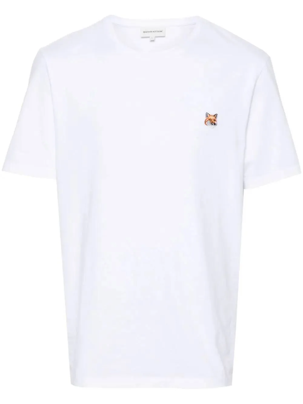 MAISON KITSUNE  |Plain Cotton Short Sleeves Logo Designers T-Shirts