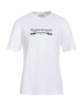 MAISON KITSUNE  |Short Sleeves Logo Designers T-Shirts