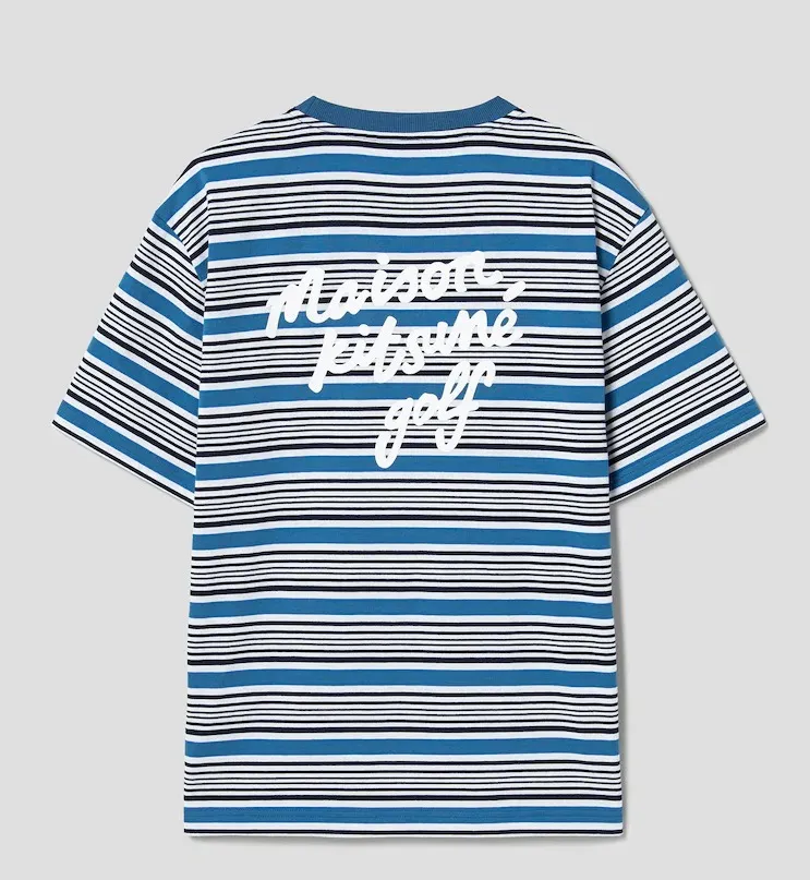 MAISON KITSUNE  |Street Style Plain Cotton Short Sleeves Logo Designers