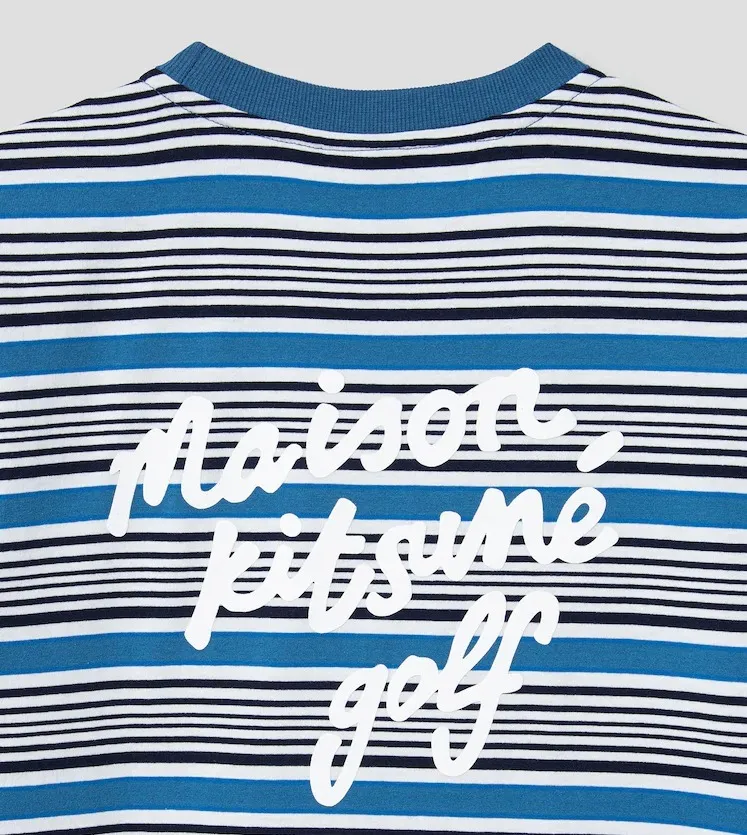 MAISON KITSUNE  |Street Style Plain Cotton Short Sleeves Logo Designers