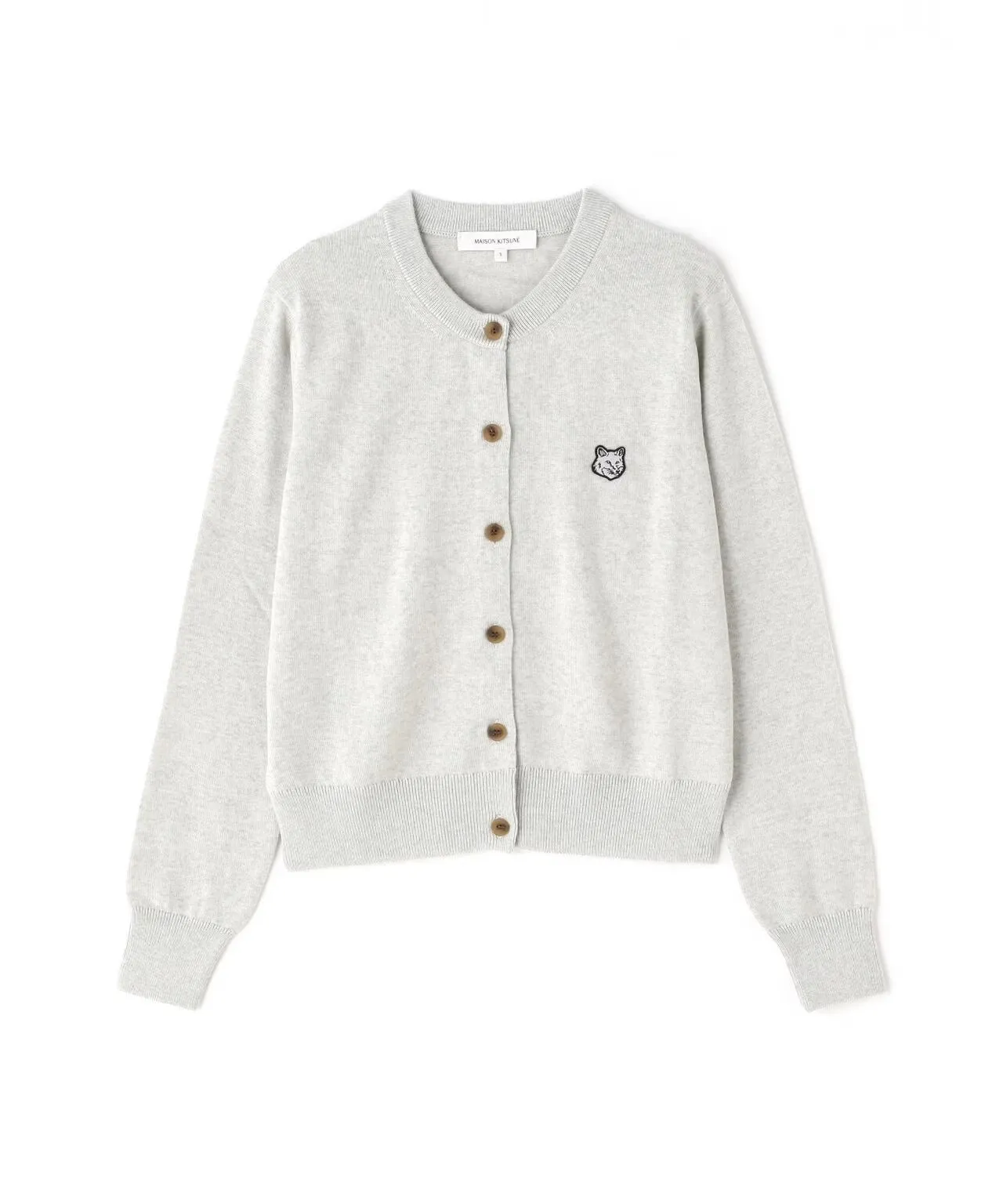 MAISON KITSUNE  |Street Style Plain Logo Cardigans