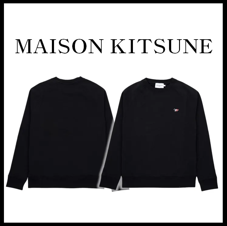 MAISON KITSUNE  |Unisex Street Style Logo Designers T-Shirts