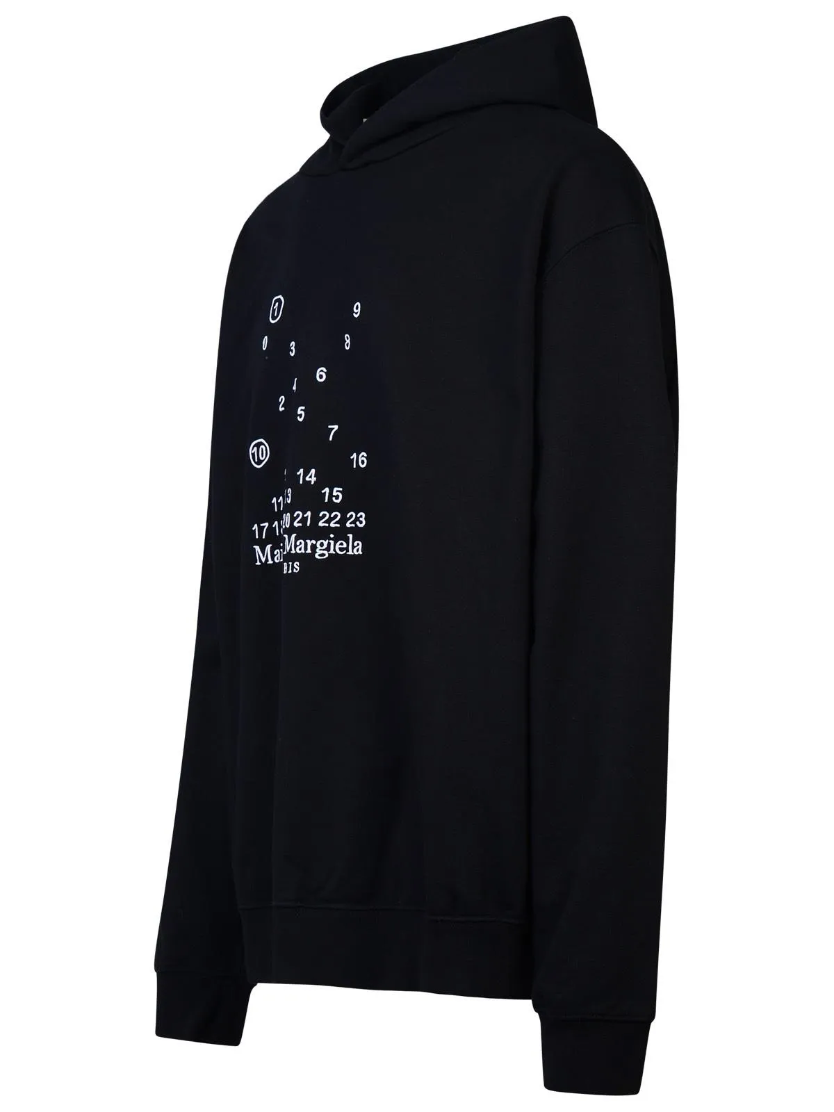 Maison Margiela    Maison Margiela Black Cotton Hoodie