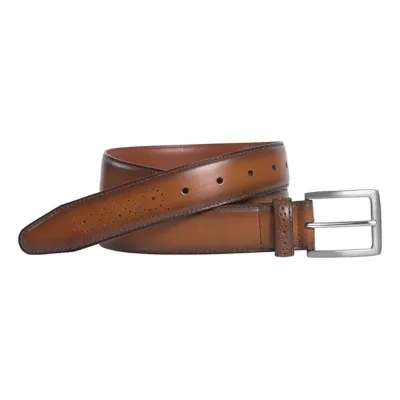 Men's Johnston & Murphy Burnshed Edge Belt