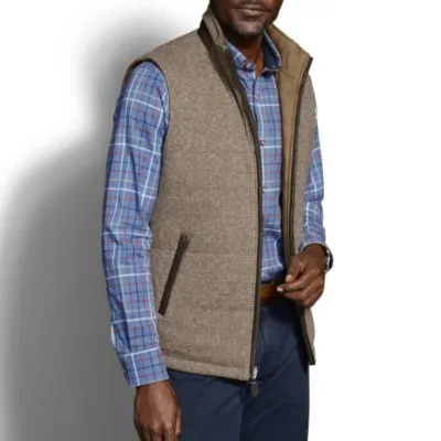 Men's Johnston & Murphy Reversible Knit Vest